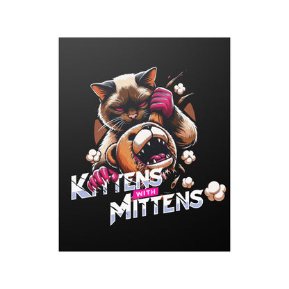 Kittens With Mittens Poster