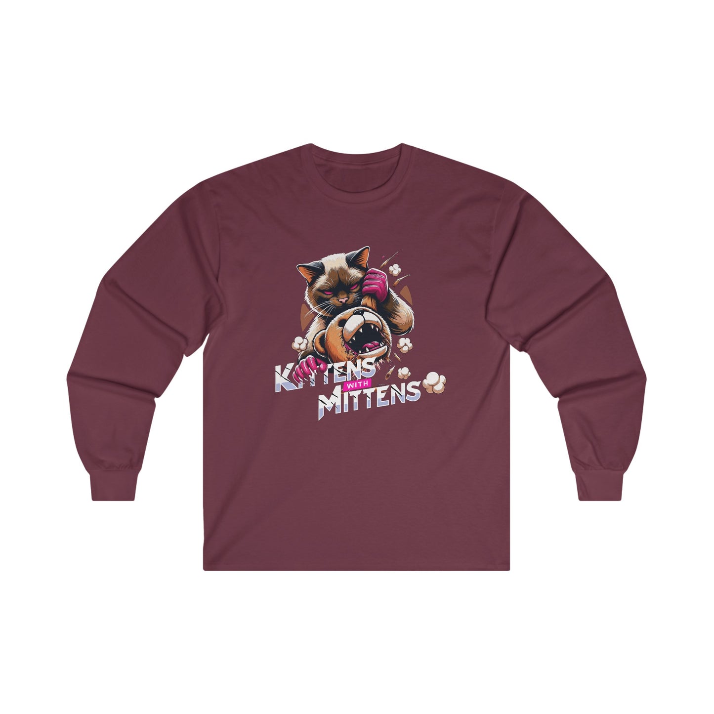 Kittens With Mittens Long Sleeve Shirt