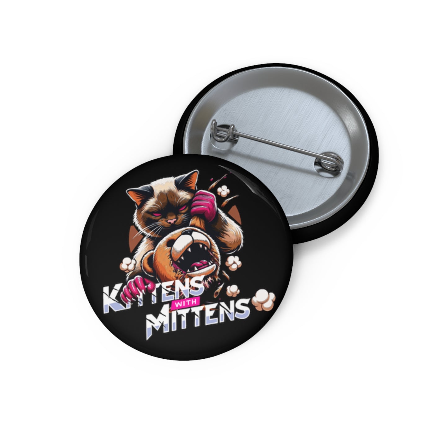 Kittens With Mittens Pin