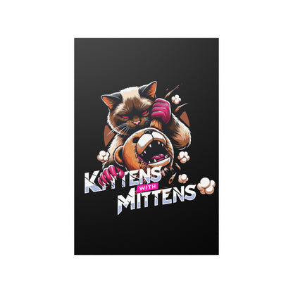 Kittens With Mittens Poster