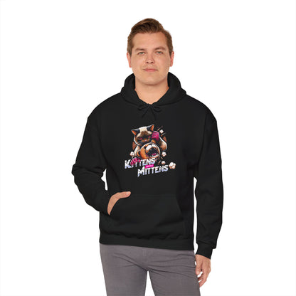 Kittens With Mittens Hooded Sweatshirt